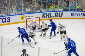 «Барыс» уступил «Адмиралу» в заключительном домашнем матче КХЛ - фото 9
