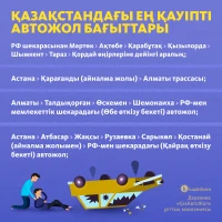 Самые опасные дороги и ДТП в Казахстане - фото 1