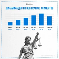 Динамика дел по алиментам и порядок расчёта - фото 4