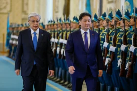 Президент Монголии прибыл в Акорду