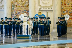 Президент Монголии прибыл в Акорду - фото 8